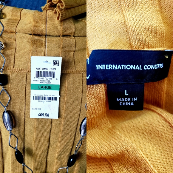 INC Off-Shoulder Ribbed Sweater - Picture 11 of 11